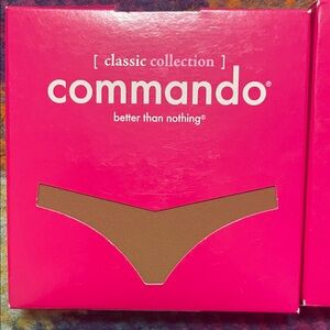 NIB COMMANDO Classic Collection Caramel Nude Thong